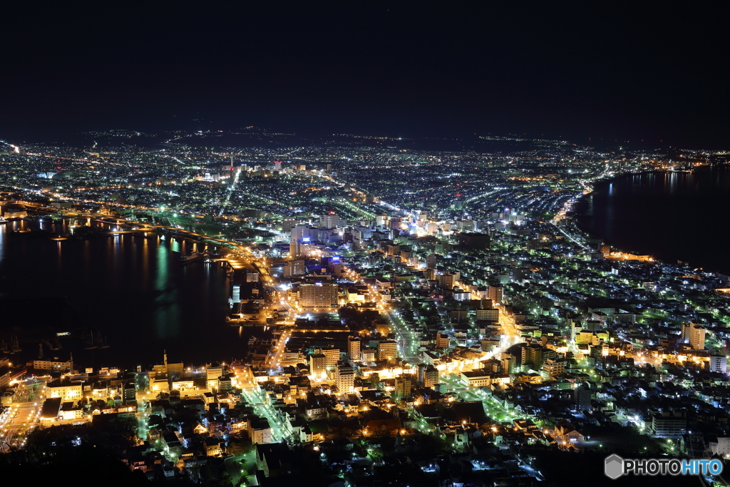 函館山から望む夜景