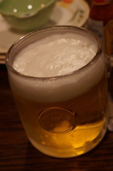 ぷはぁ～。乾杯！