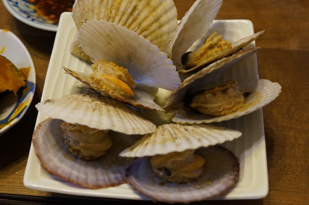 ホタテのバター焼き1