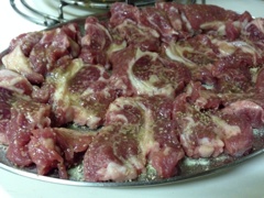 肉の浅鞍さんにて（お肉1）