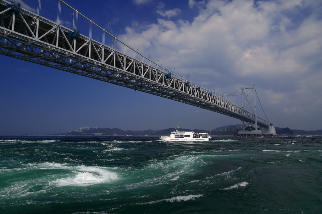 渦潮の海