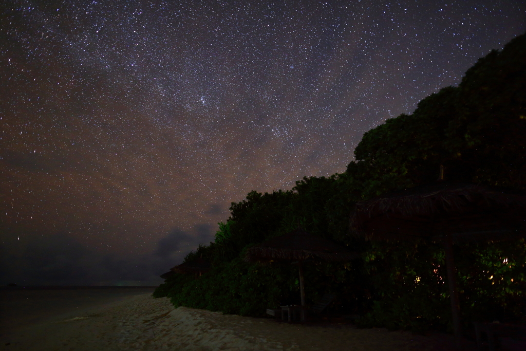 インド洋の星空