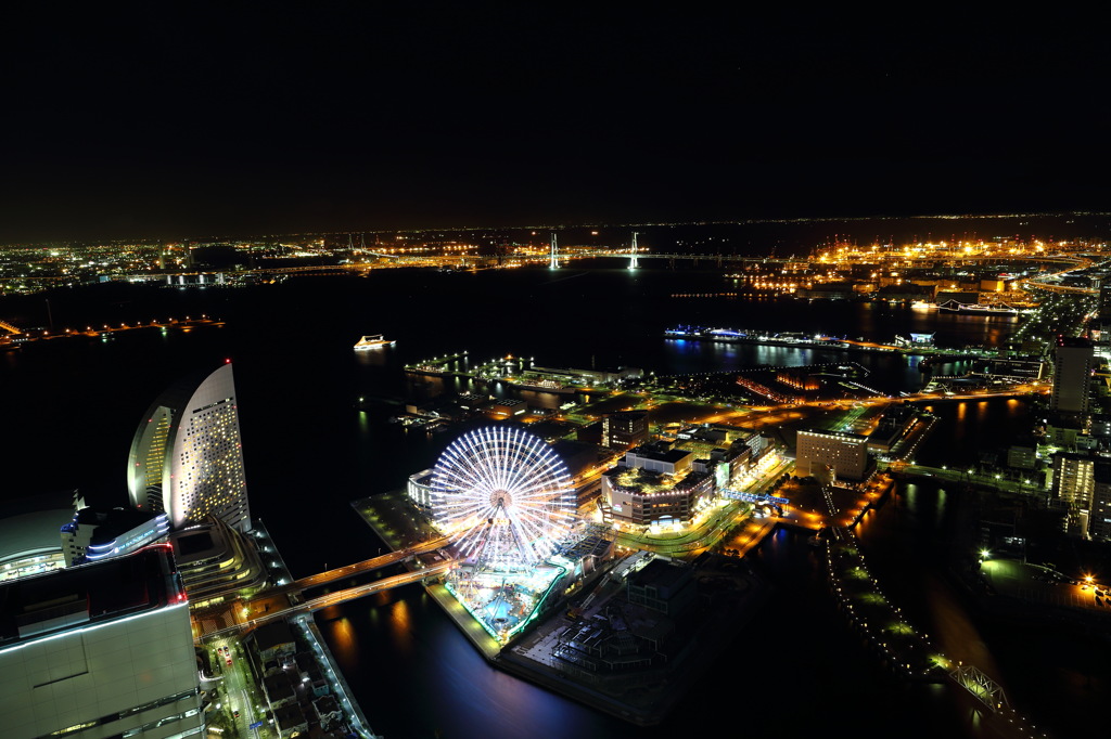 Night View from Royal Park Hotel