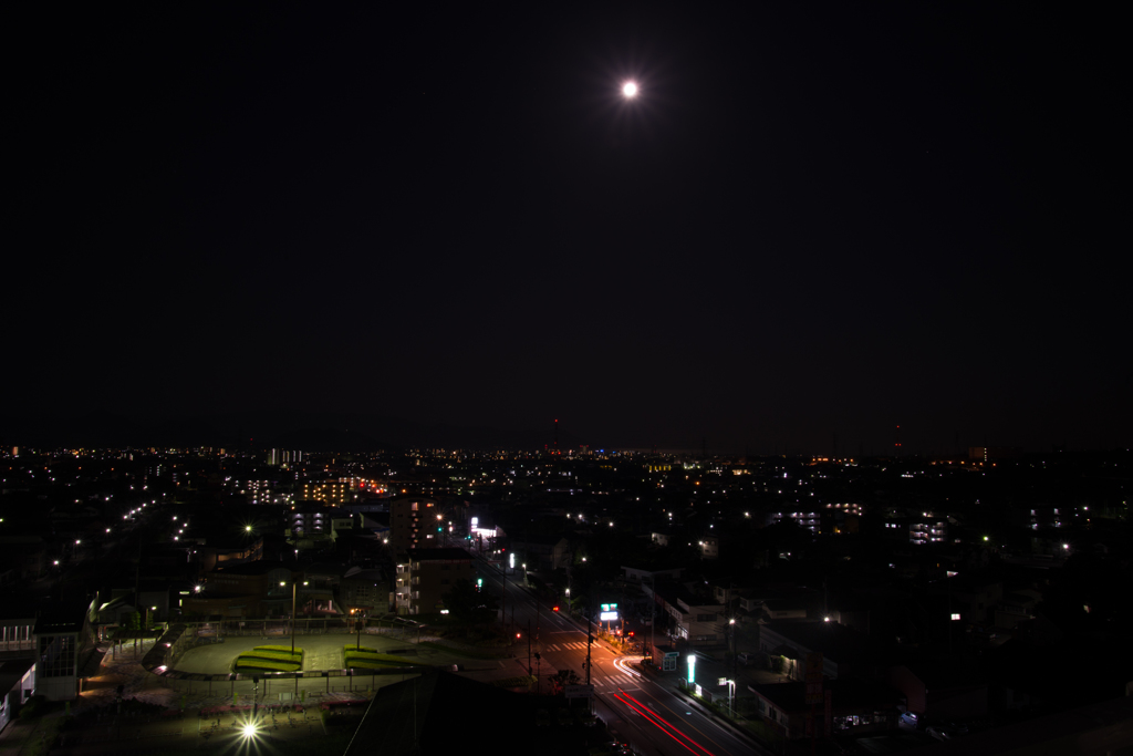 bright night