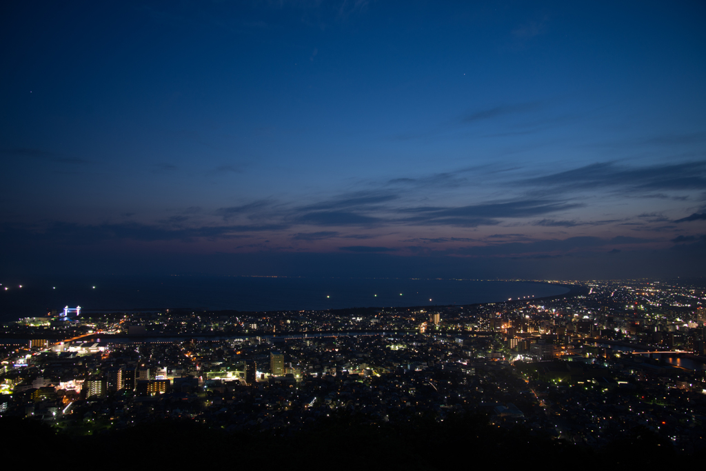 沼津市街夜景