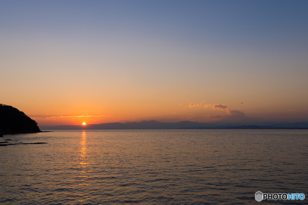 湘南の夕陽