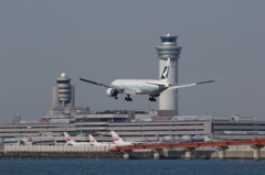 羽田空港ランディング