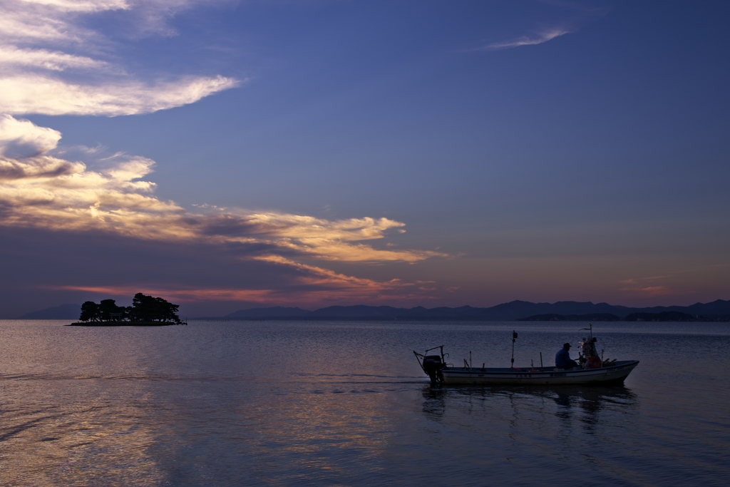 宍道湖夕景