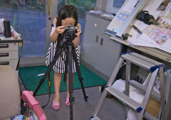 女子カメラマン