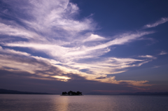 宍道湖夕景　2）