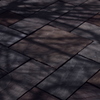 Stone-paved terrace