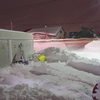 深夜の大雪