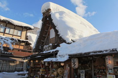 白川郷のお土産屋さん