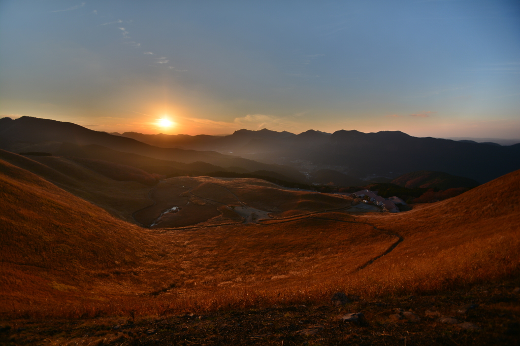 曽爾の夕日