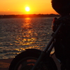 弁天島の夕陽