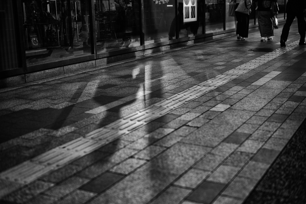 shadow on the street