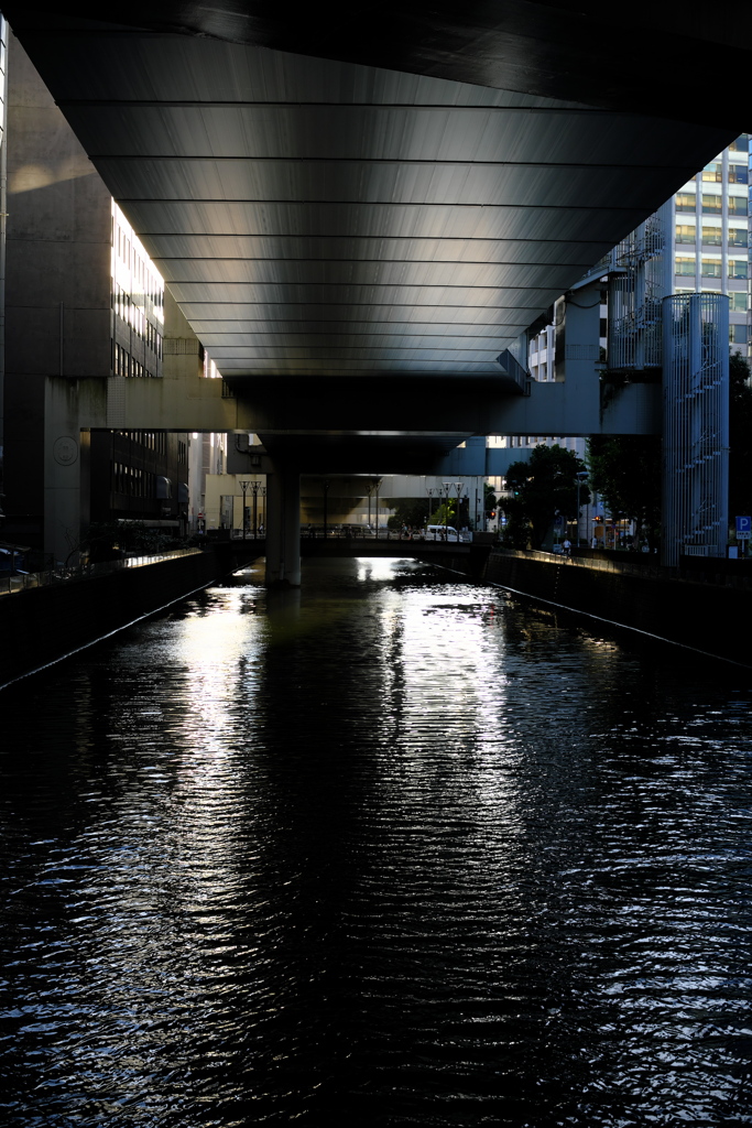 跳ね返る光たち