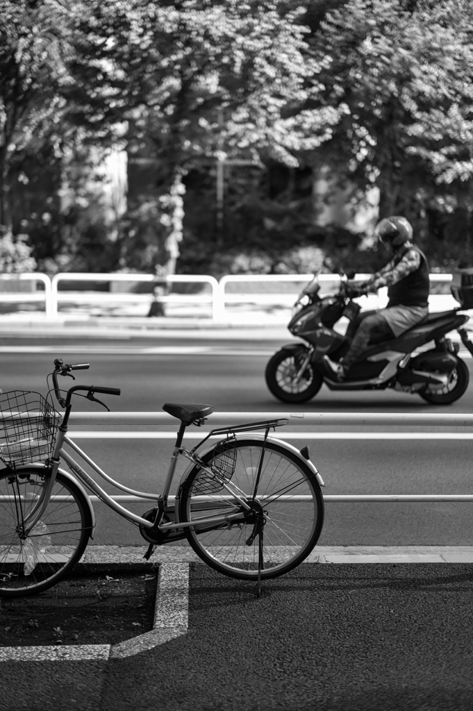 街角自転車