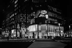 夜の交差点