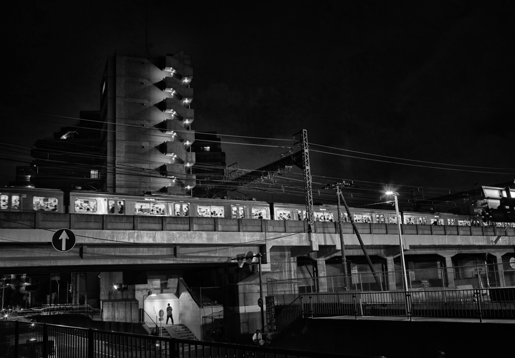 Train and Silhouette