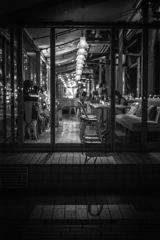 cafe in the night