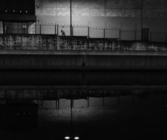 walking down the riverside