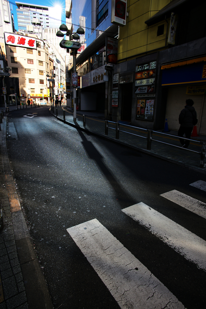 静かな渋谷の朝