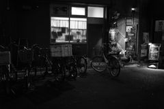 at night