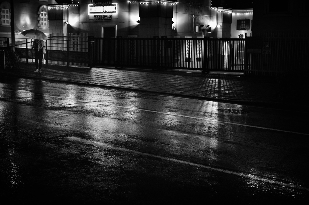 Street in the rain