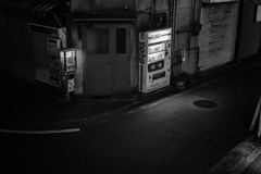 artificial light in the darkness