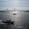 横浜港の朝