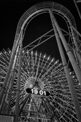 Ferris wheel and Roller coaster