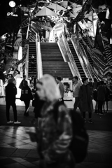 woman in the street