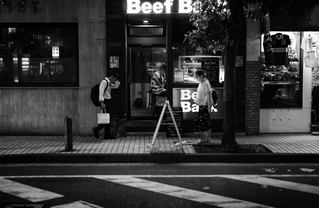 路上のワンシーン