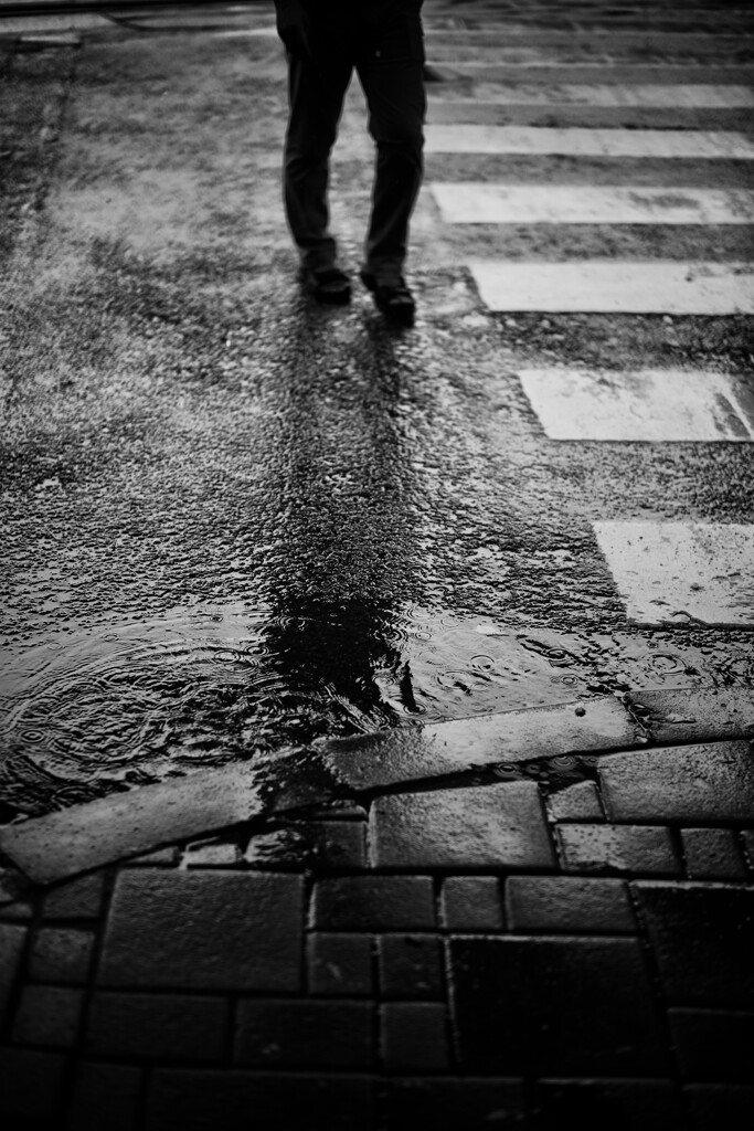 雨の街角