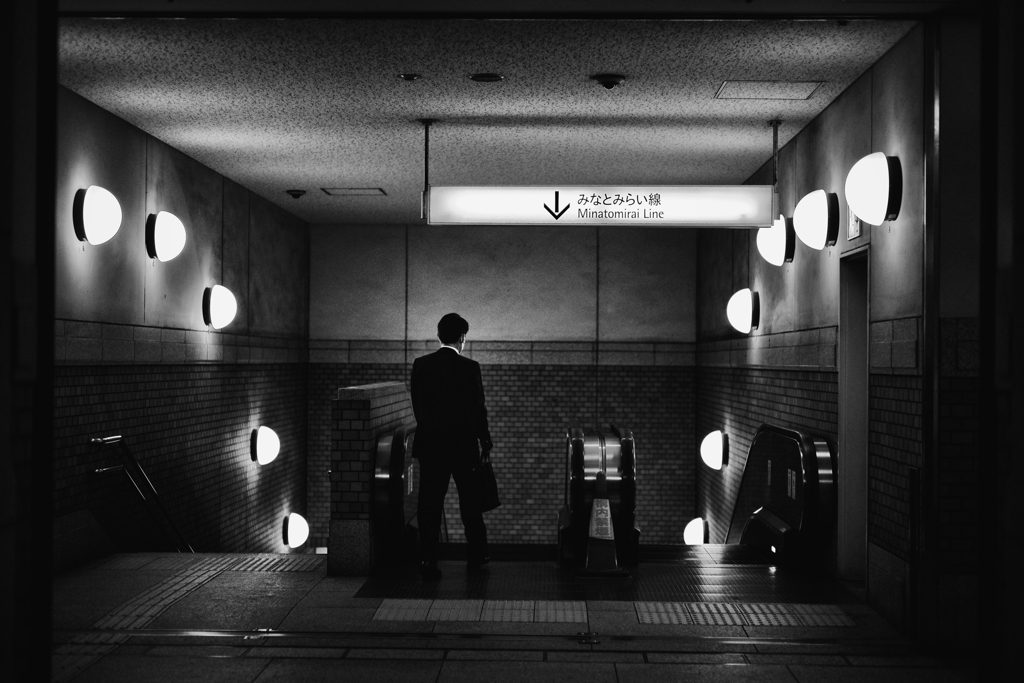 Down to the metro station