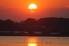 夕暮れ