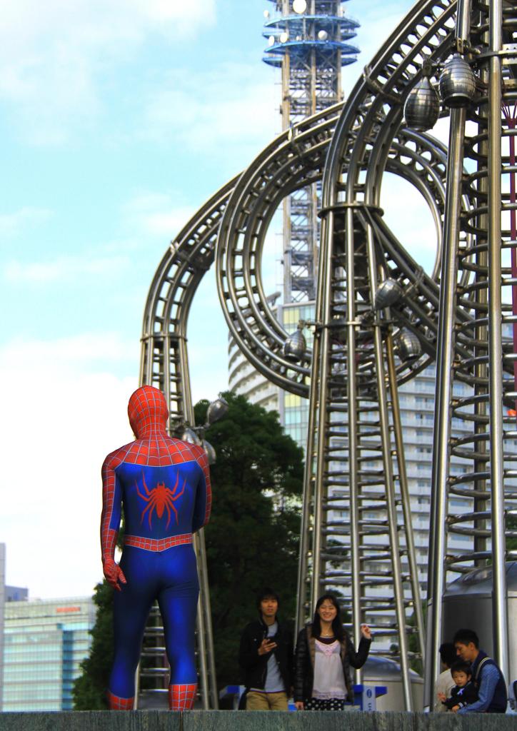 あれ？スパイダーマン！