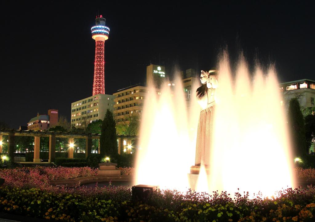 山下公園の夜景