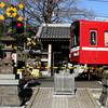 電車とお参り（遍照院）