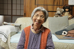 祖母の笑み
