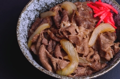牛丼　《beef　bowl》