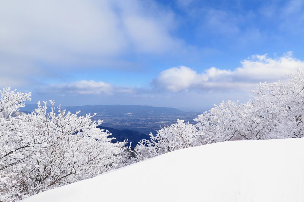雪上散策