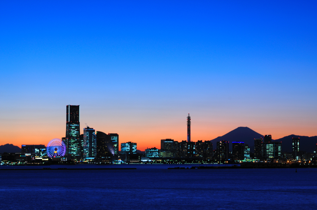 大黒大橋より横浜みなとみらい
