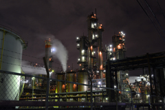  Factory night view