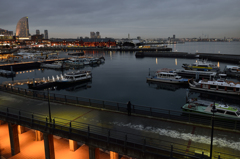 YOKOHAMA evening view