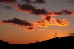 大観山からの夕日2