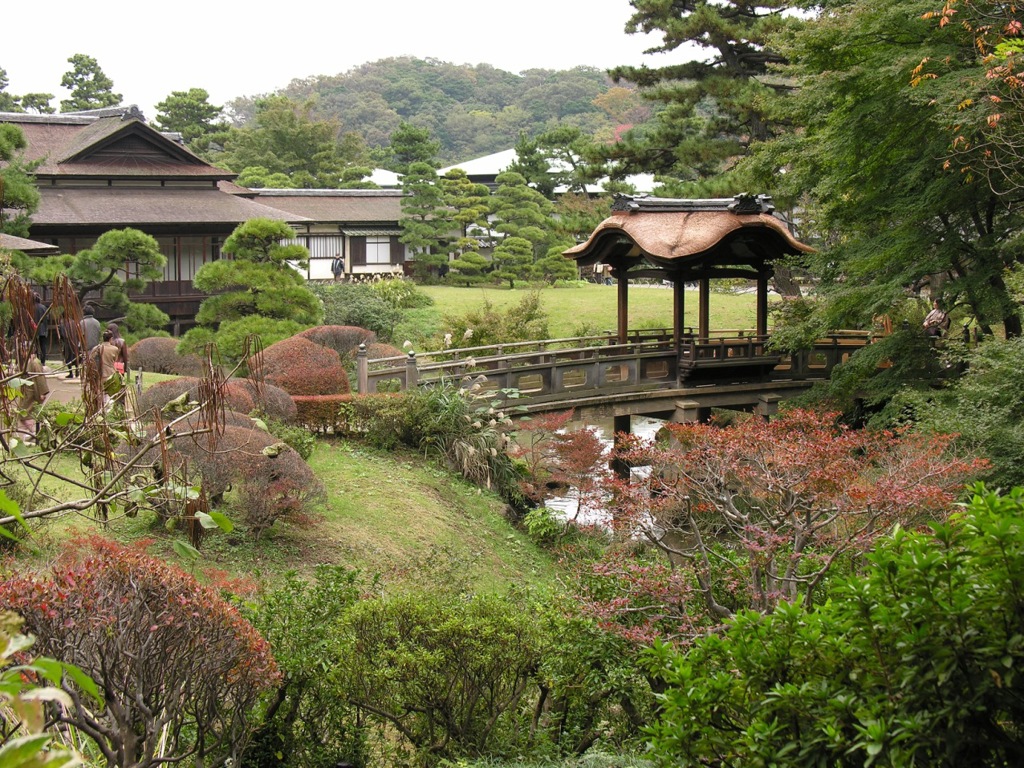 初秋の三溪園