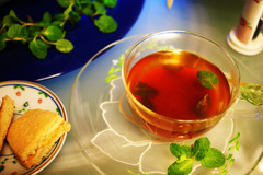 ローズヒップティーとスペアミント