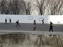 冬の歩道